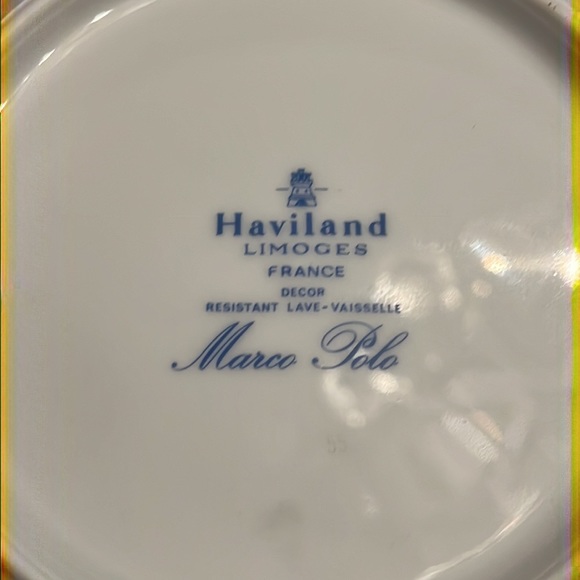 HAVILAND  Marco Polo bread plates. French Limoges - Picture 3 of 3